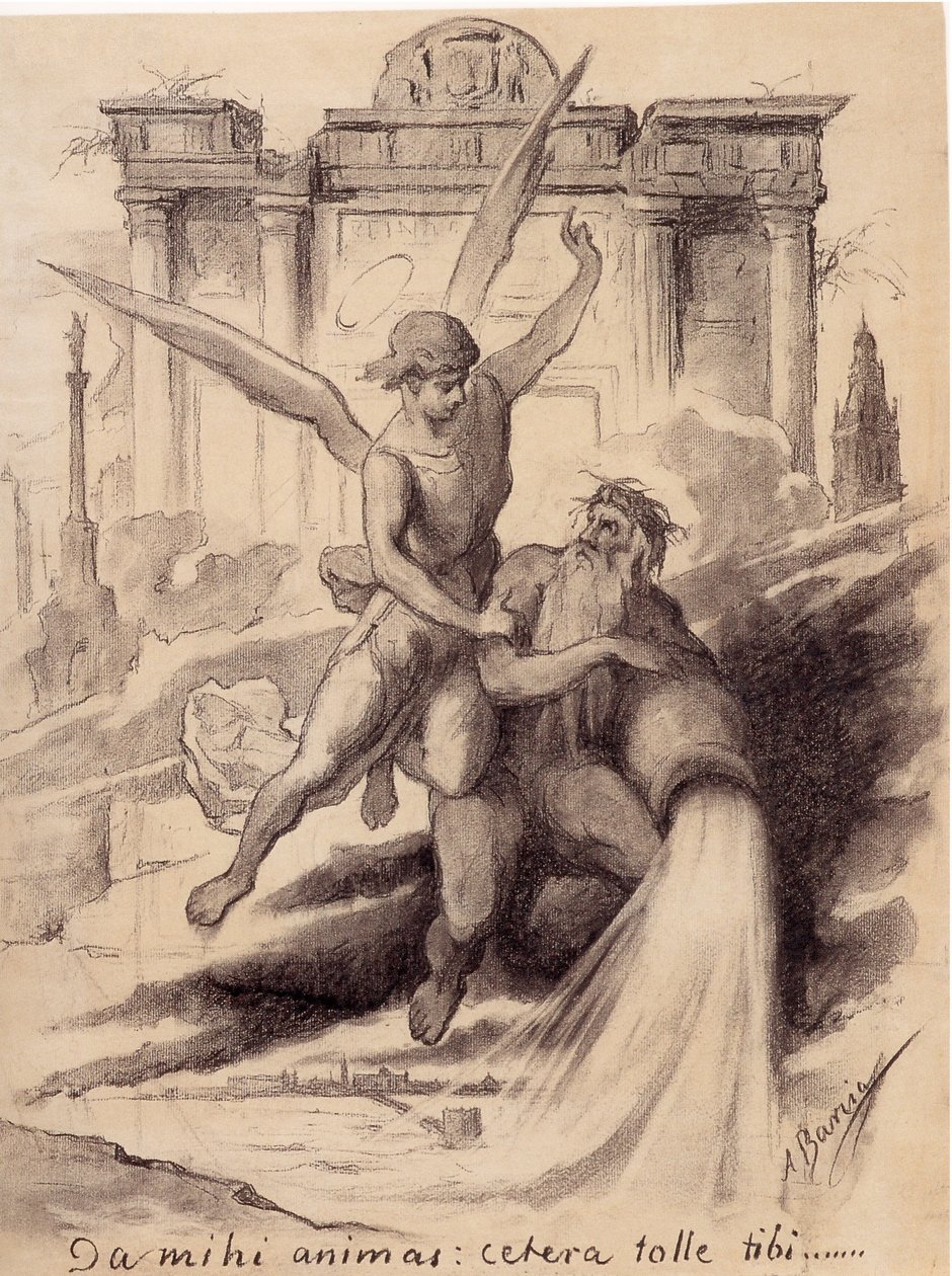 Allegory of Córdoba and the Guadalquivir by Angel Maria Barcia de Pavon