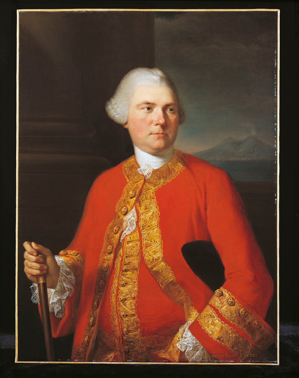 Portrait of Brownlow, 9th Earl of Exeter by Angelica Kauffman