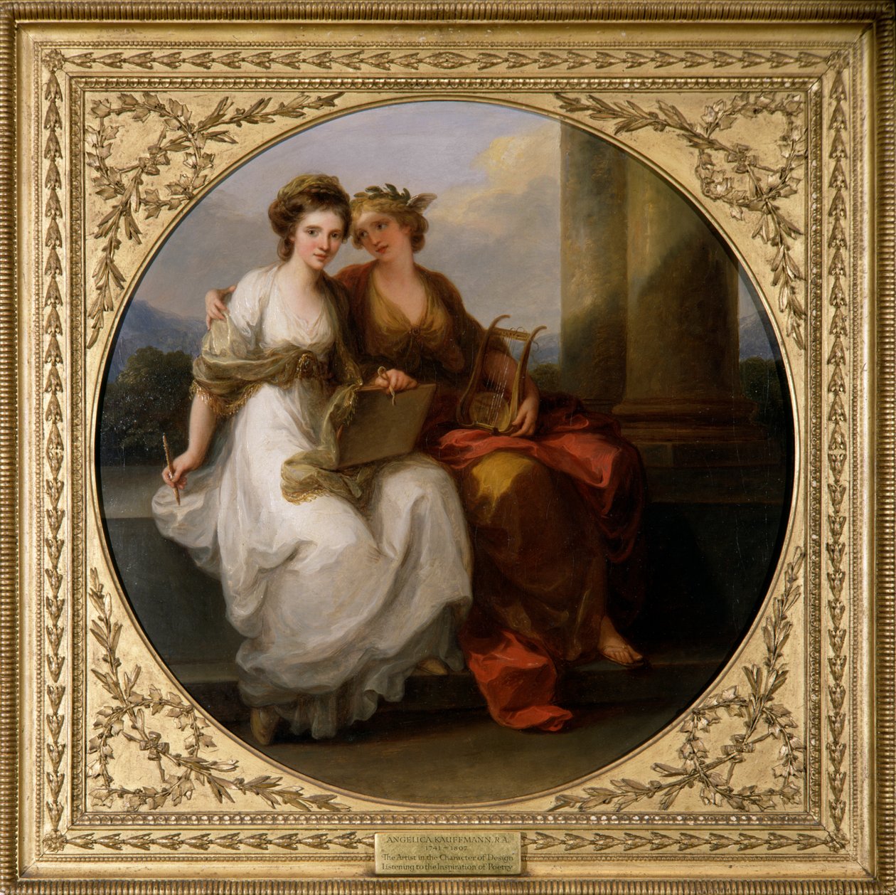 The Artist in the Character of Design by Angelica Kauffman