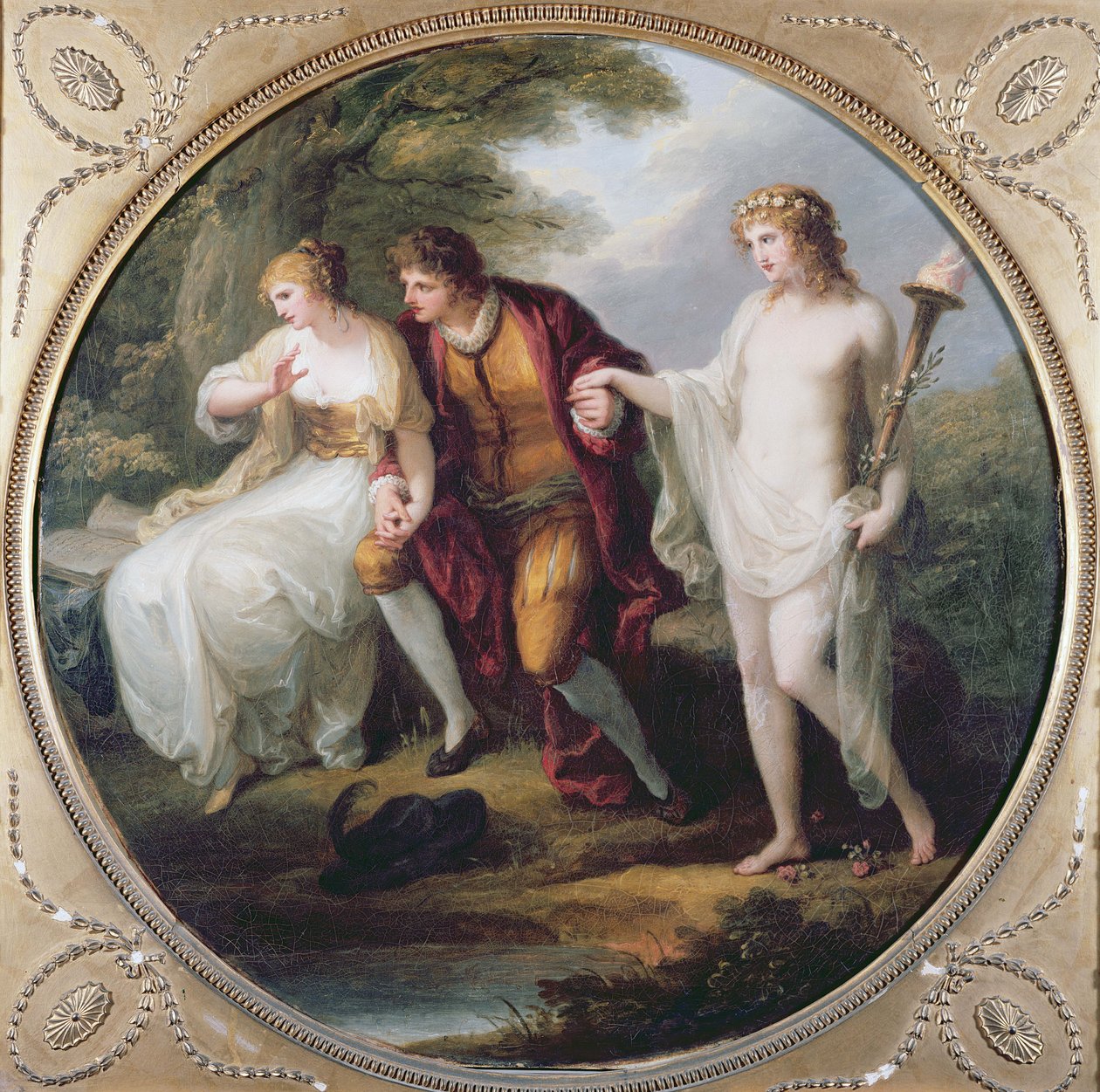 Abelard Presenting Hymen to Heloise by Angelica Kauffmann