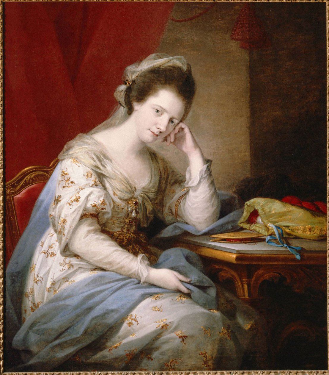 Barbara St. John Bletsoe, Countess of Coventry by Angelica Kauffmann