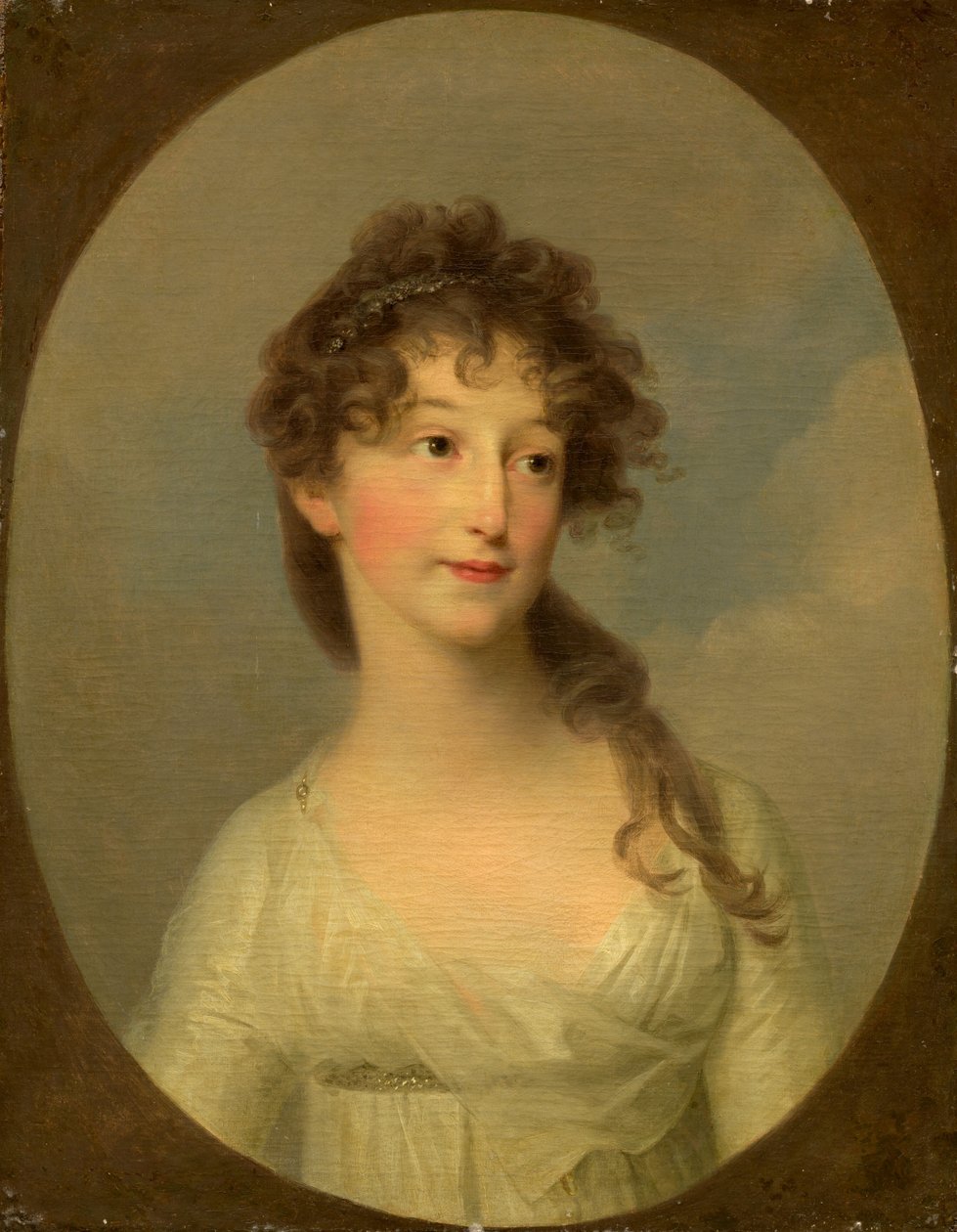 Possibly Franciska Krasinska, Duchess of Courland, c.1790 by Angelika Kauffmann