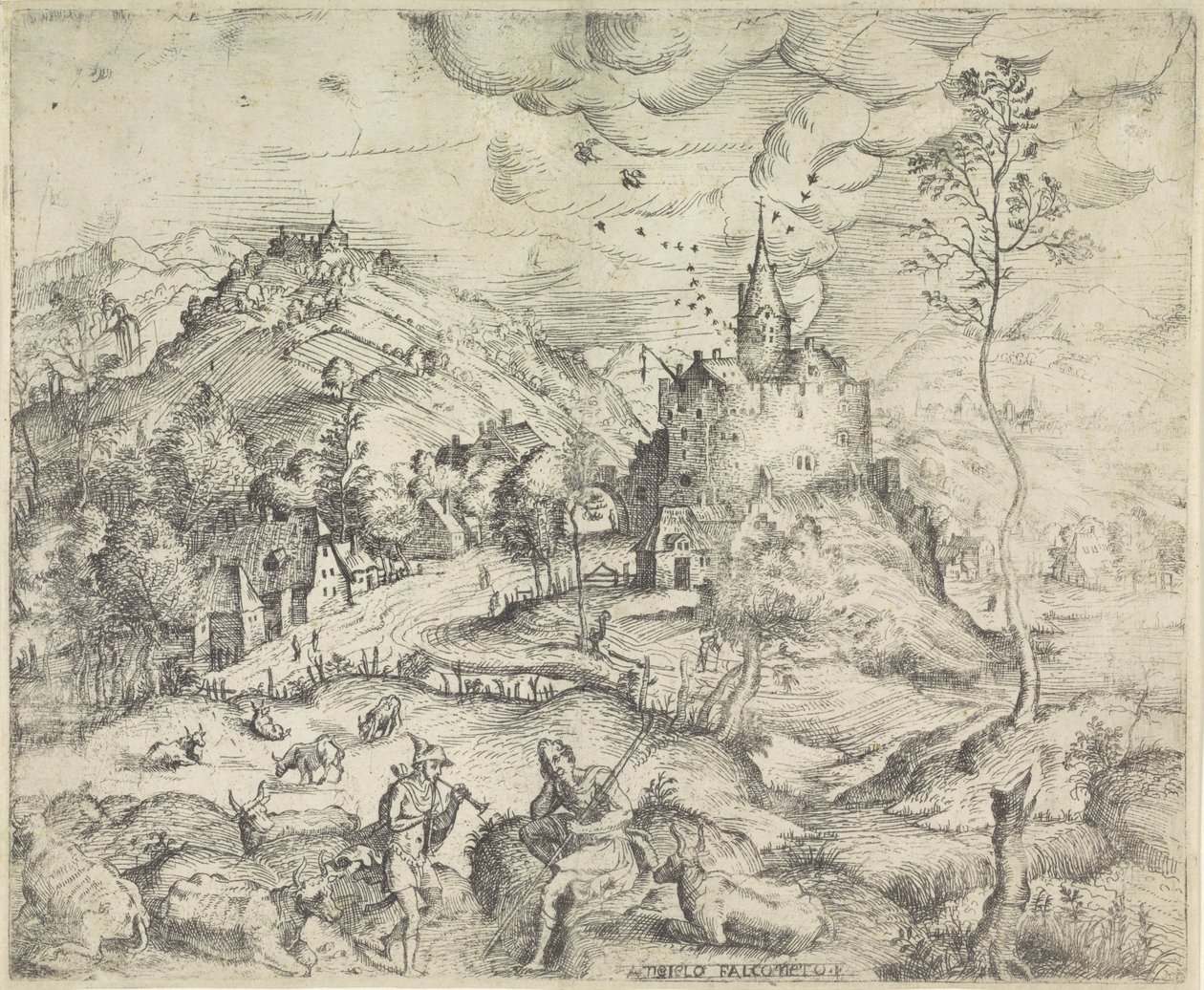 Landscape with Mercury Stealing Apollo