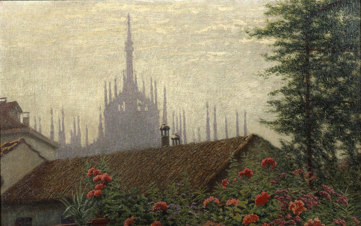 The Towers of the Duomo, 1900-1901 by Angelo Morbelli