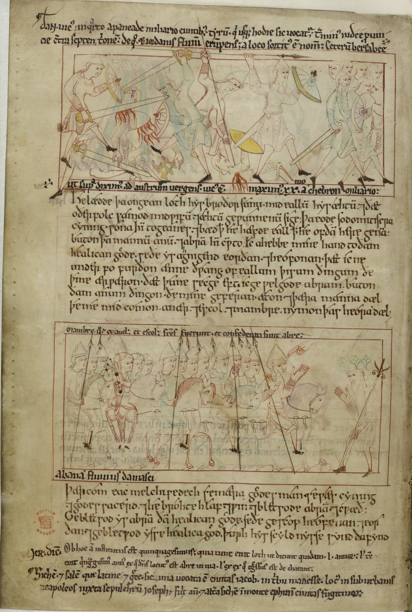 Abraham and Lot by Anglo Saxon