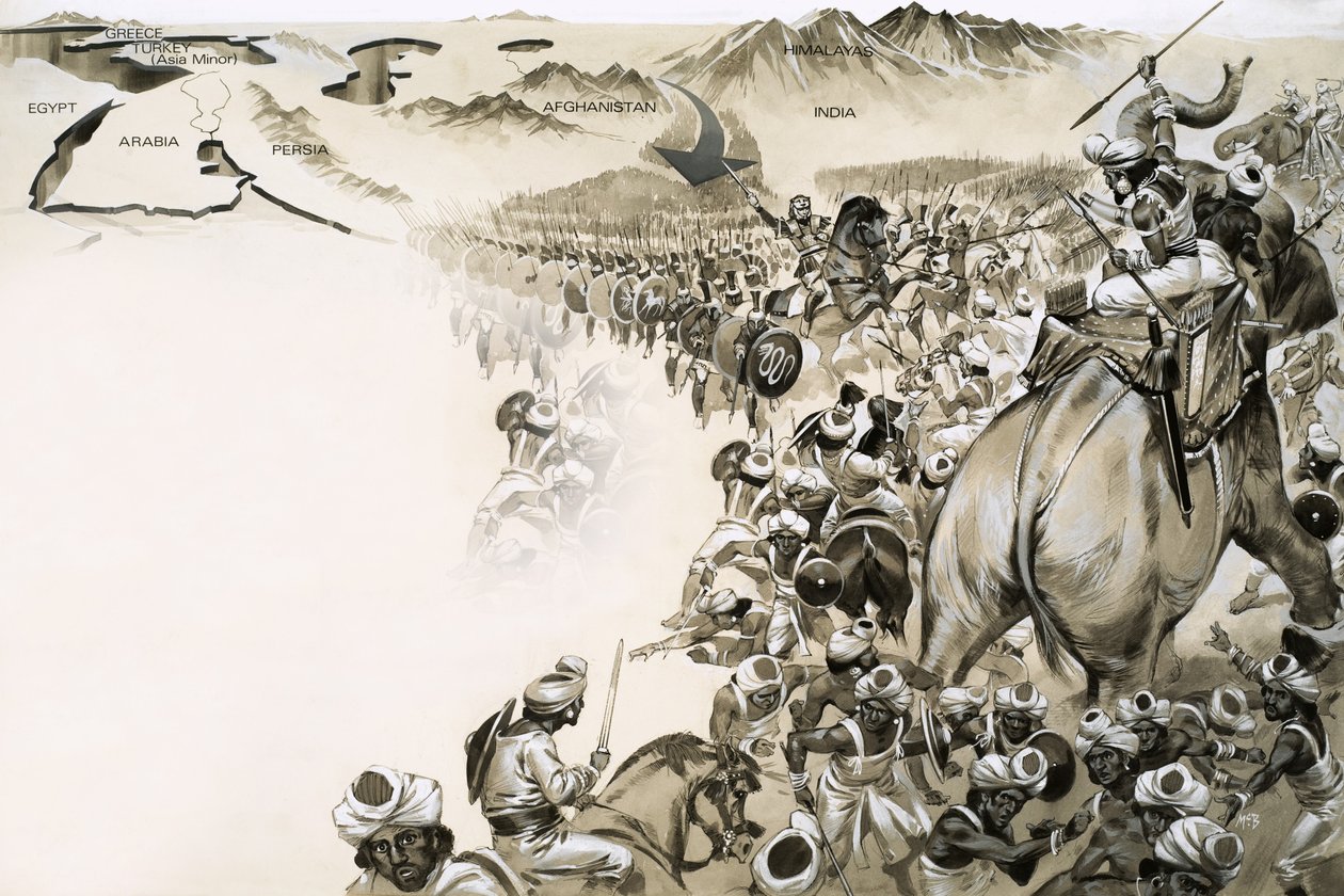 Alexander the Great Invades India by Angus McBride