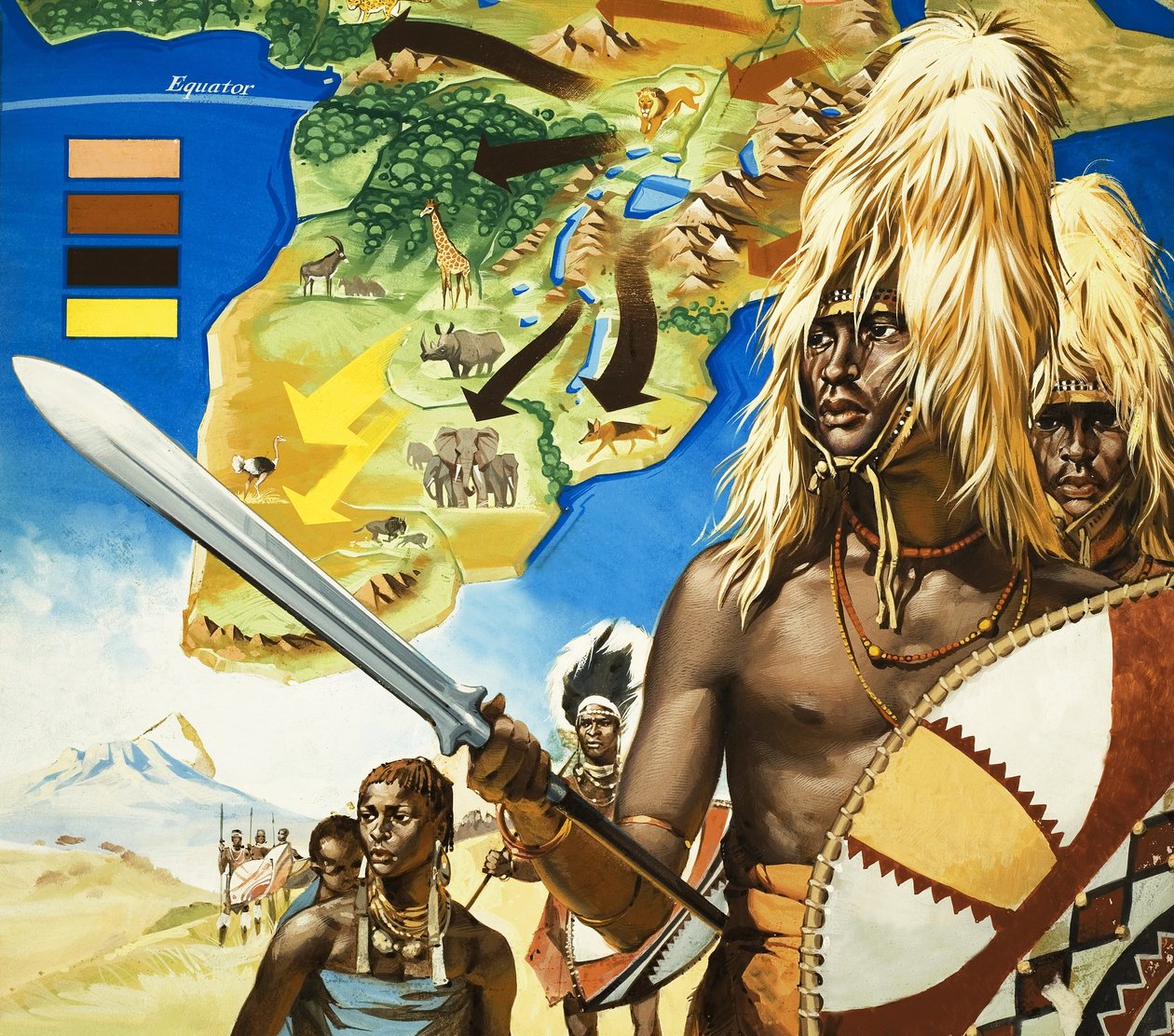 The Masai Tribe of Africa by Angus McBride