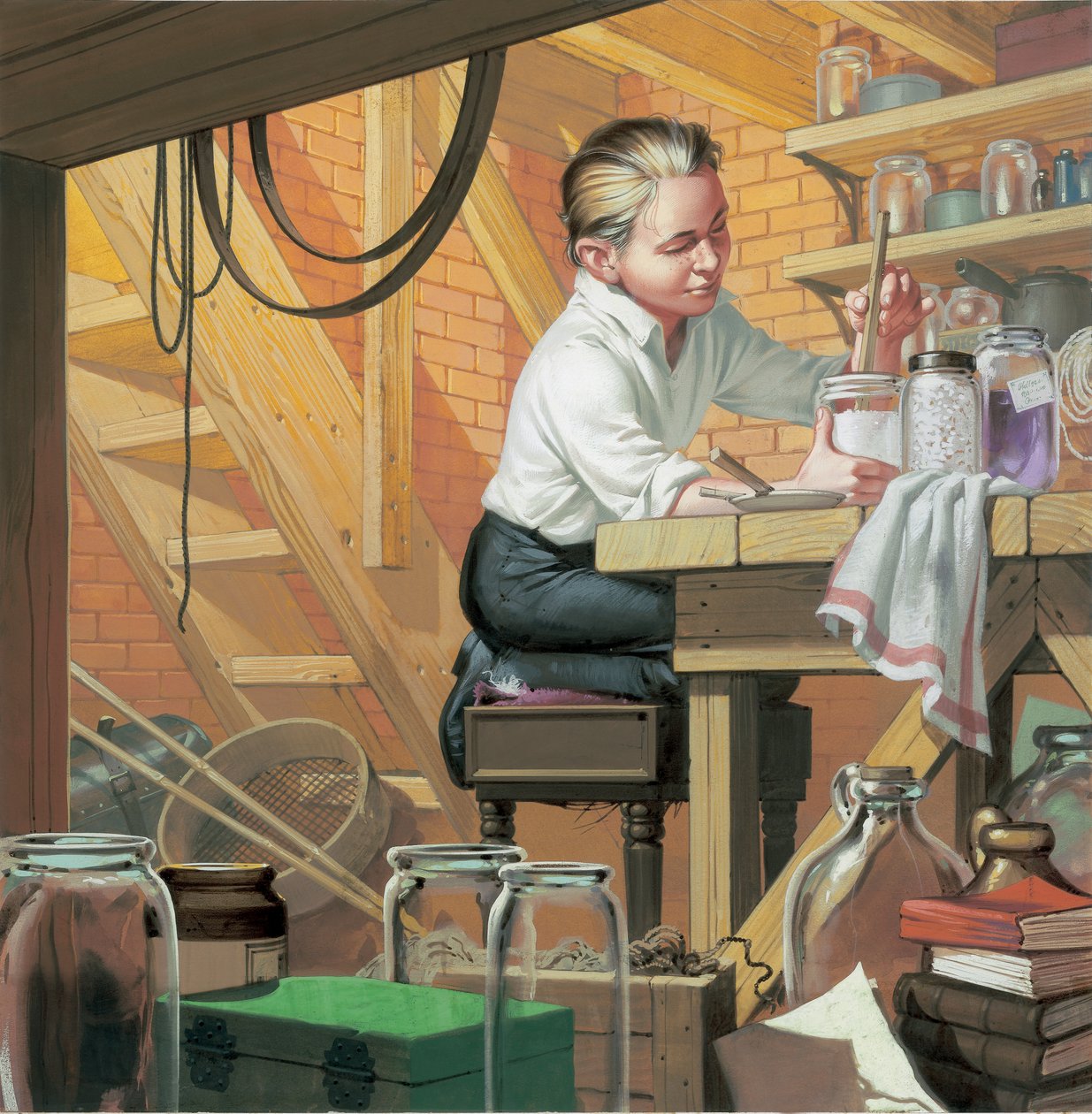 Thomas Edison (1847-1931) by Angus McBride