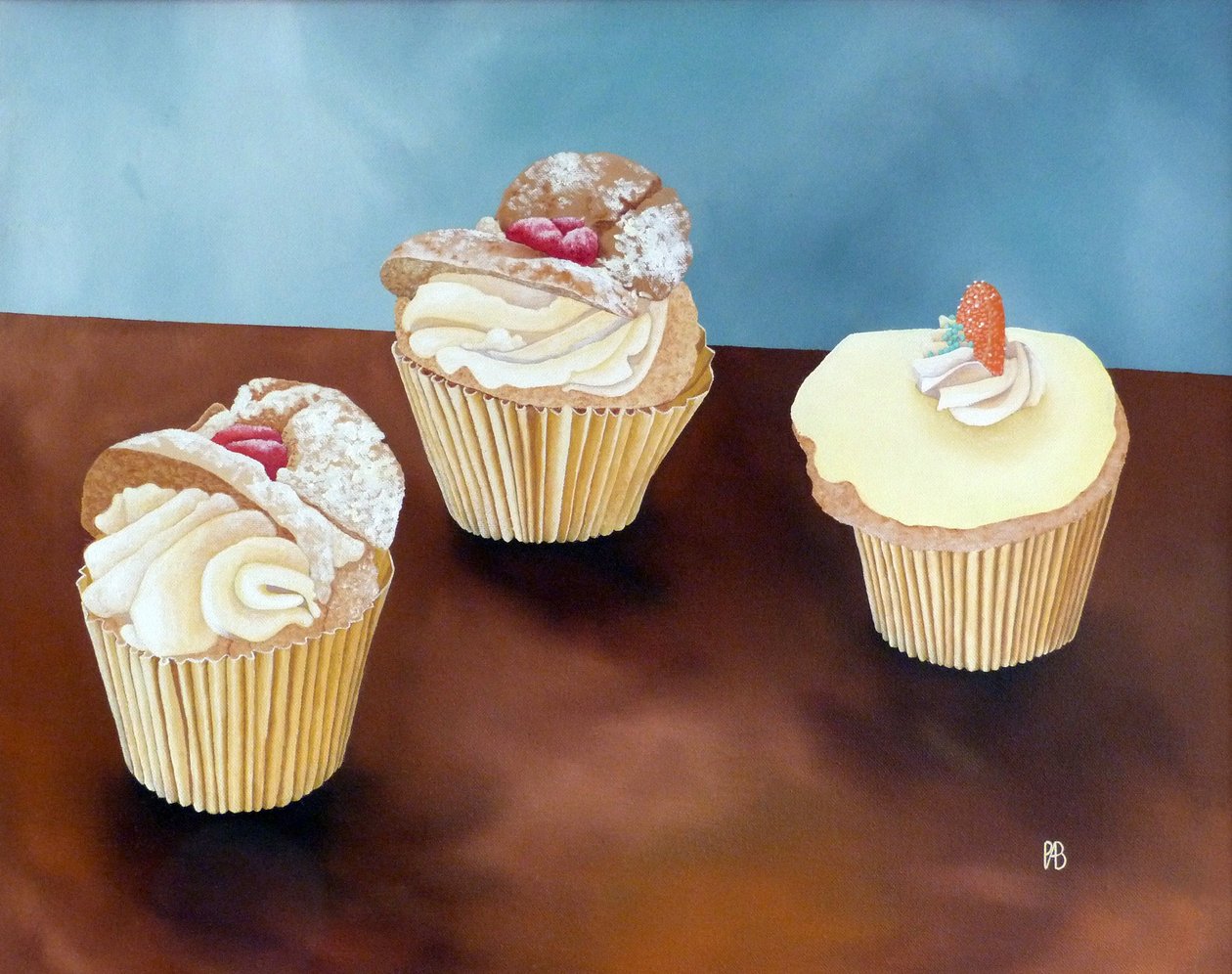 Three Cakes by Anna Phillips