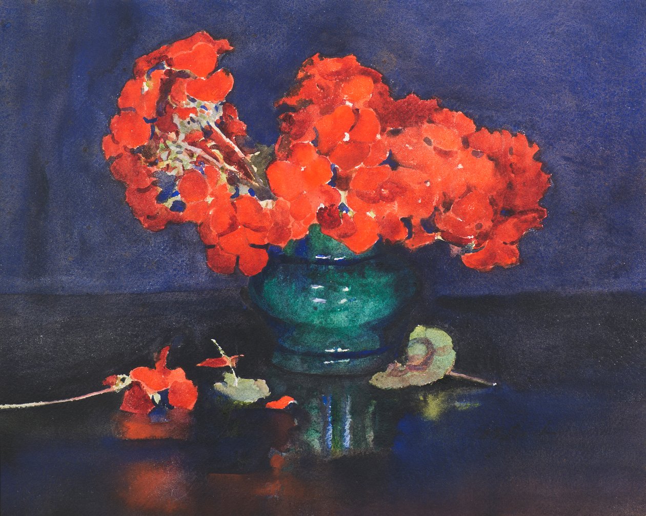 Geraniums by Ann Spence Black