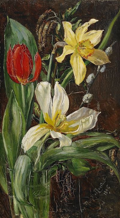 Still Life with Flowers by Anna Munthe-Norstedt