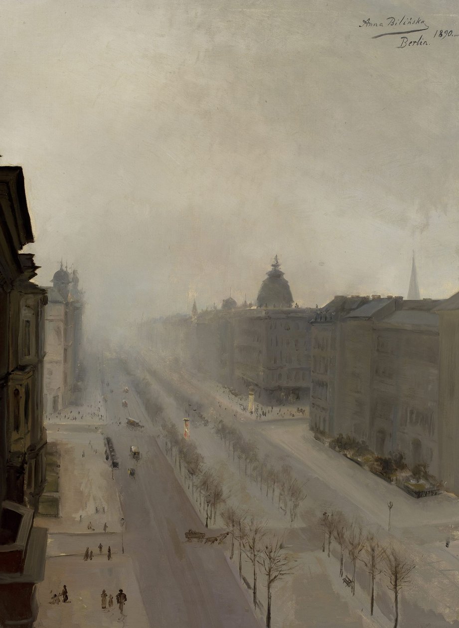 Unter den Linden Street in Berlin by Anna Bilińska Bohdanowicz