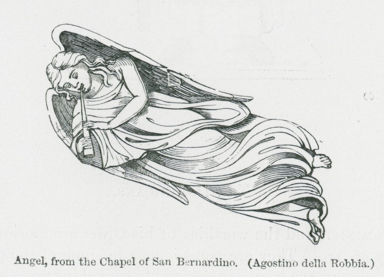 Angel, from the Chapel of San Bernardino by Anna Brownell Jameson