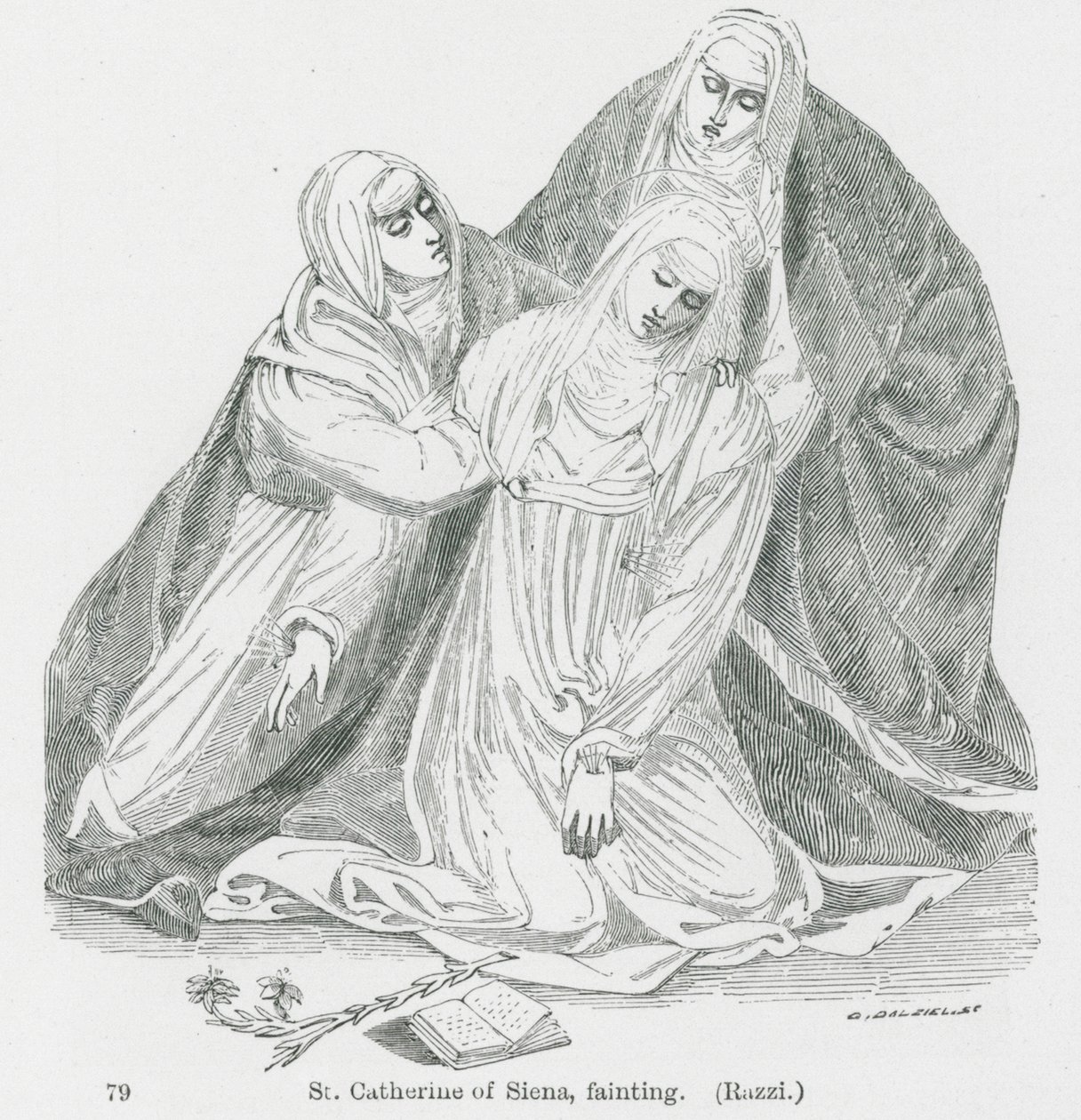 St Catherine of Siena, Fainting by Anna Brownell Jameson