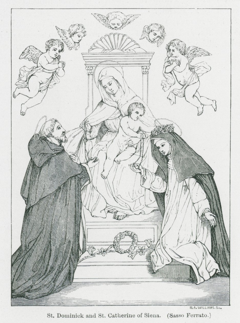 St Dominick and St Catherine of Siena by Anna Brownell Jameson