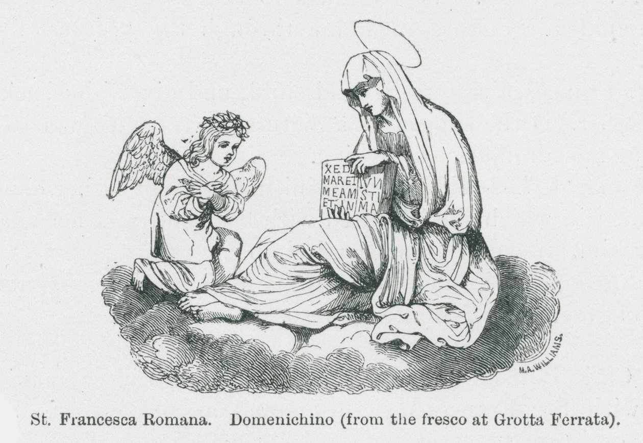 St Francesca Romana, Domenichino by Anna Brownell Jameson