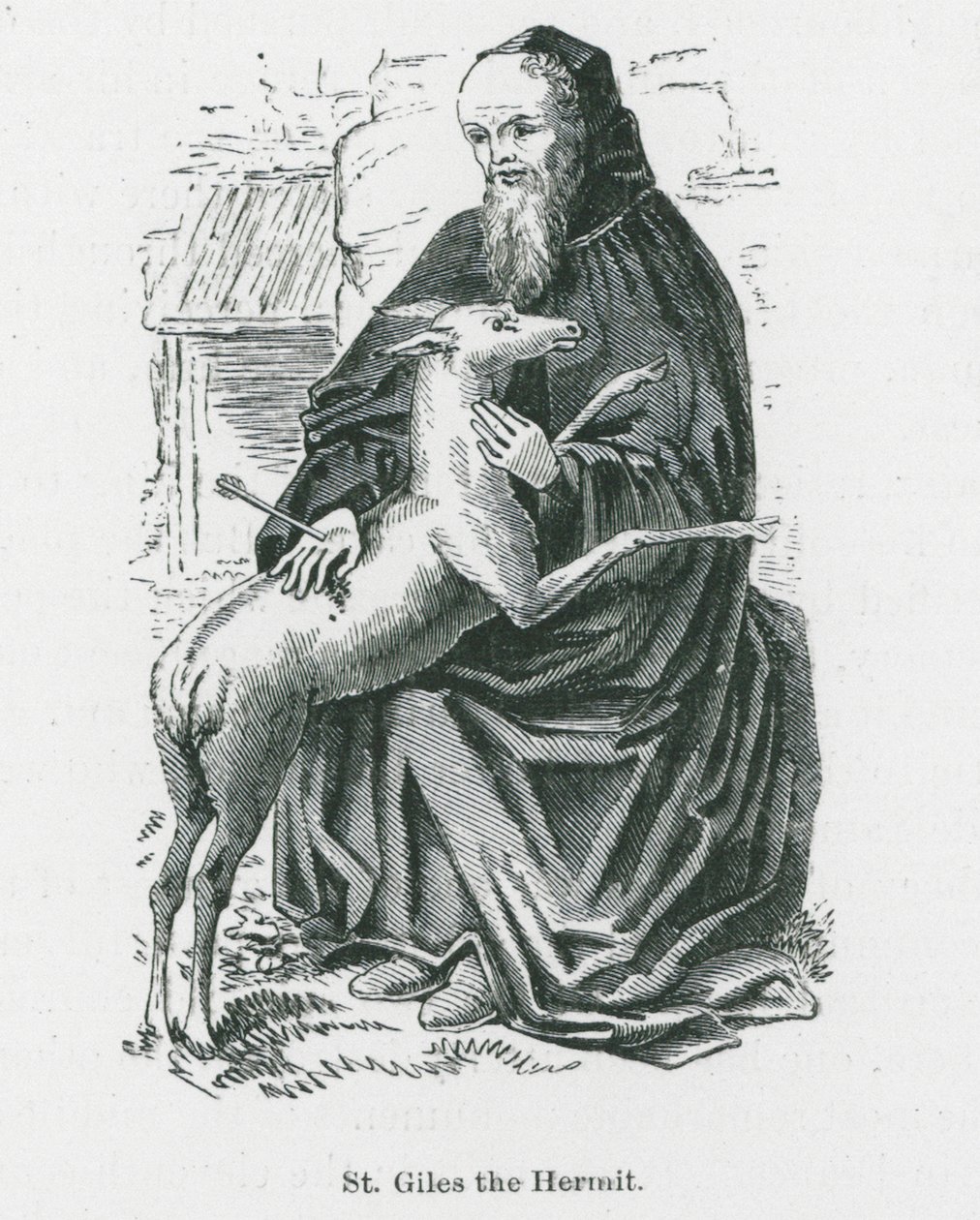 St Giles The Hermit by Anna Brownell Jameson