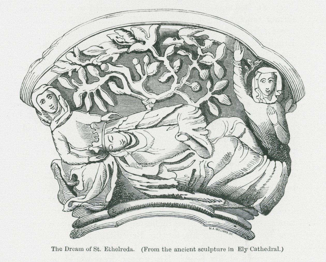 The Dream of St Ethelreda by Anna Brownell Jameson