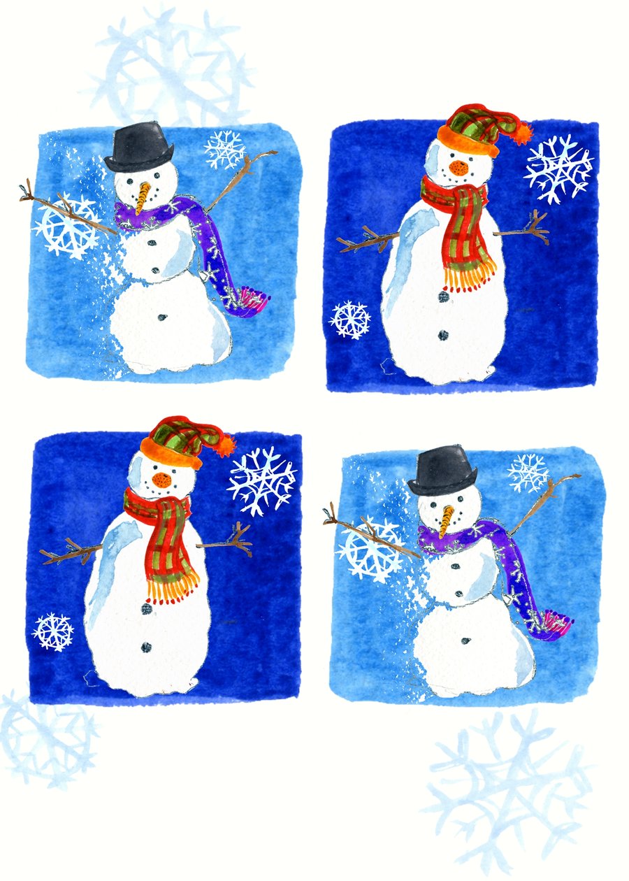 Snowmen by Anna Platts