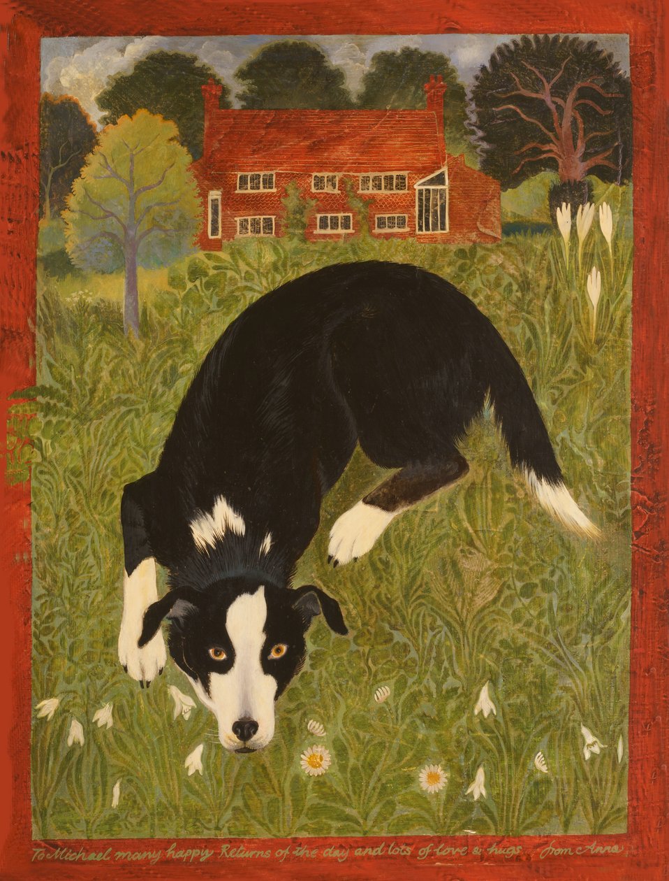 Collie Dog by Anna Pugh