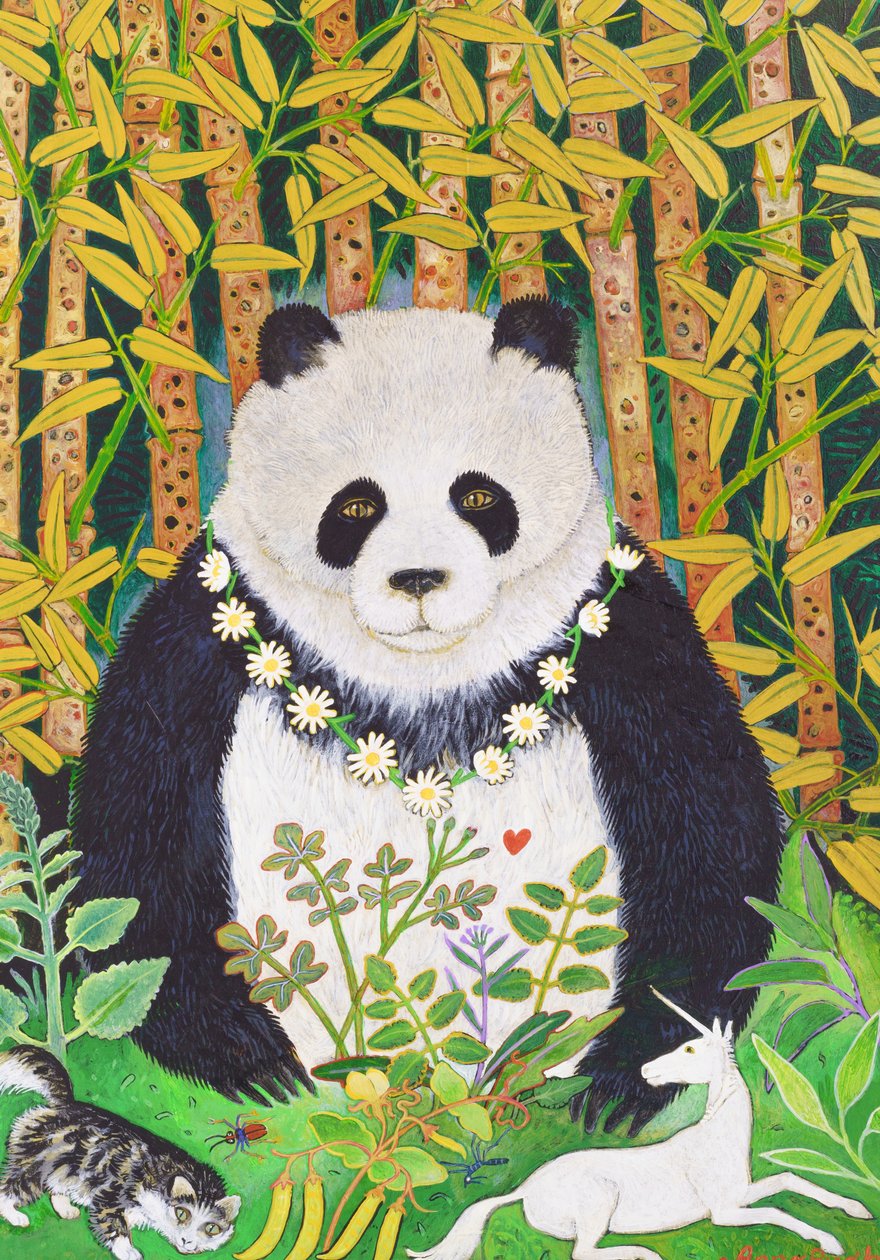 Panda and Friends by Anna Pugh: Buy fine art print