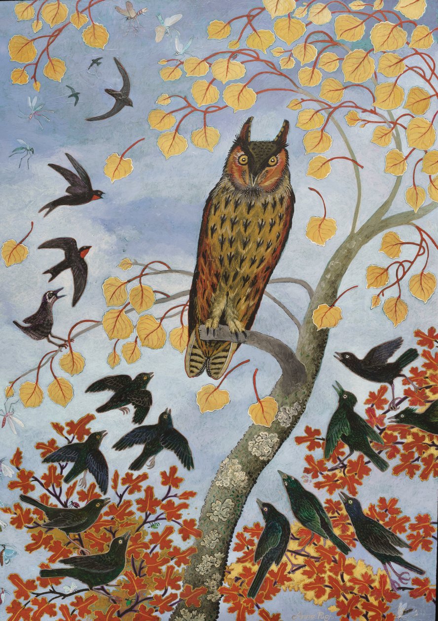 The Owl Sticks and Stones 2 by Anna Pugh
