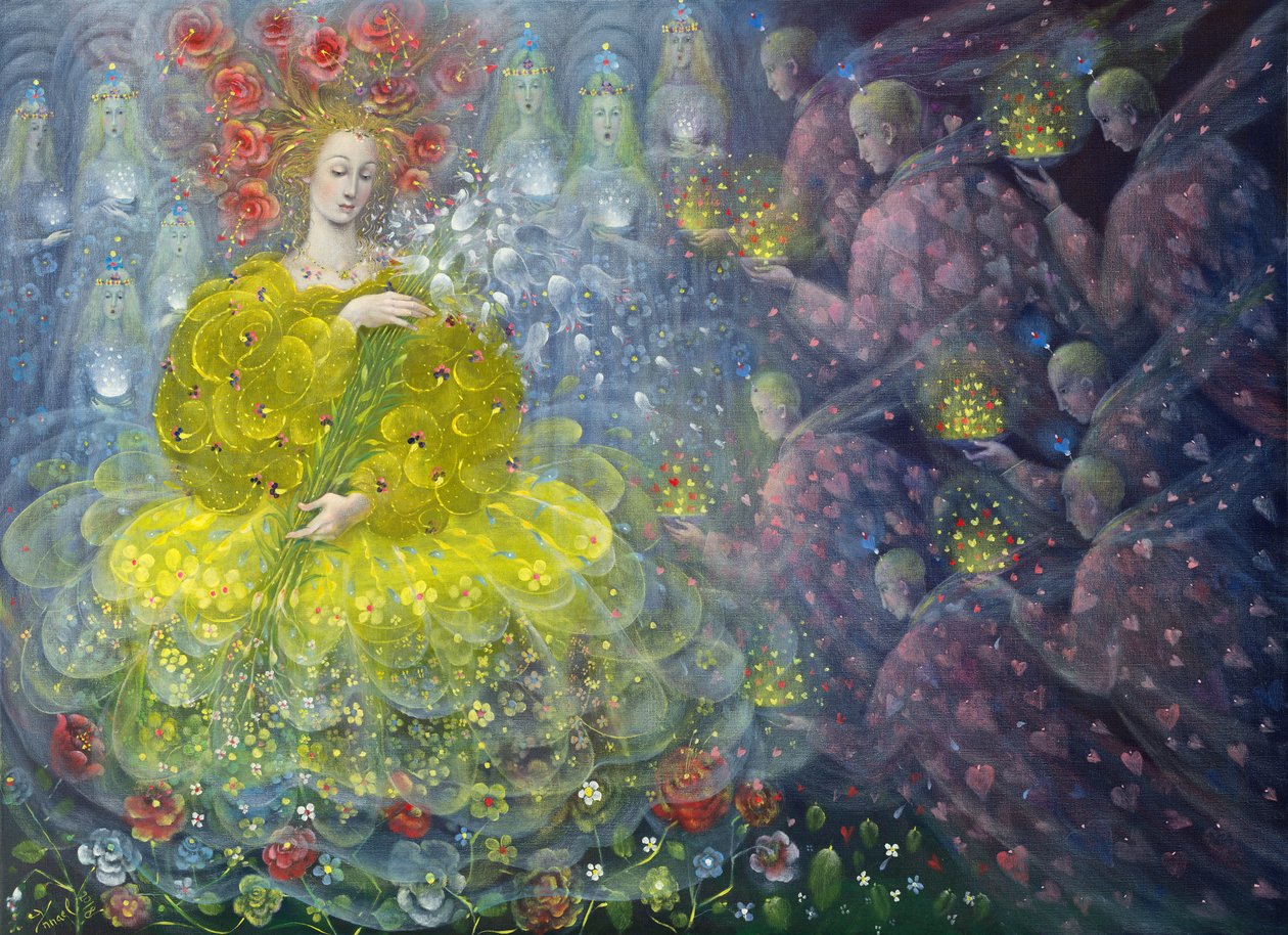 Queen of Flowers by Annael Anelia Pavlova