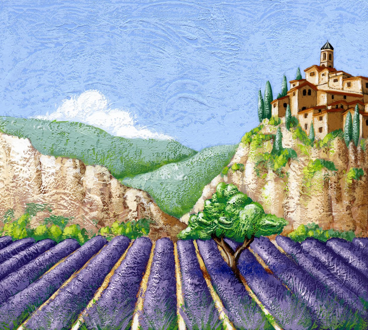 Lavender Fields by Annalisa Morrocco