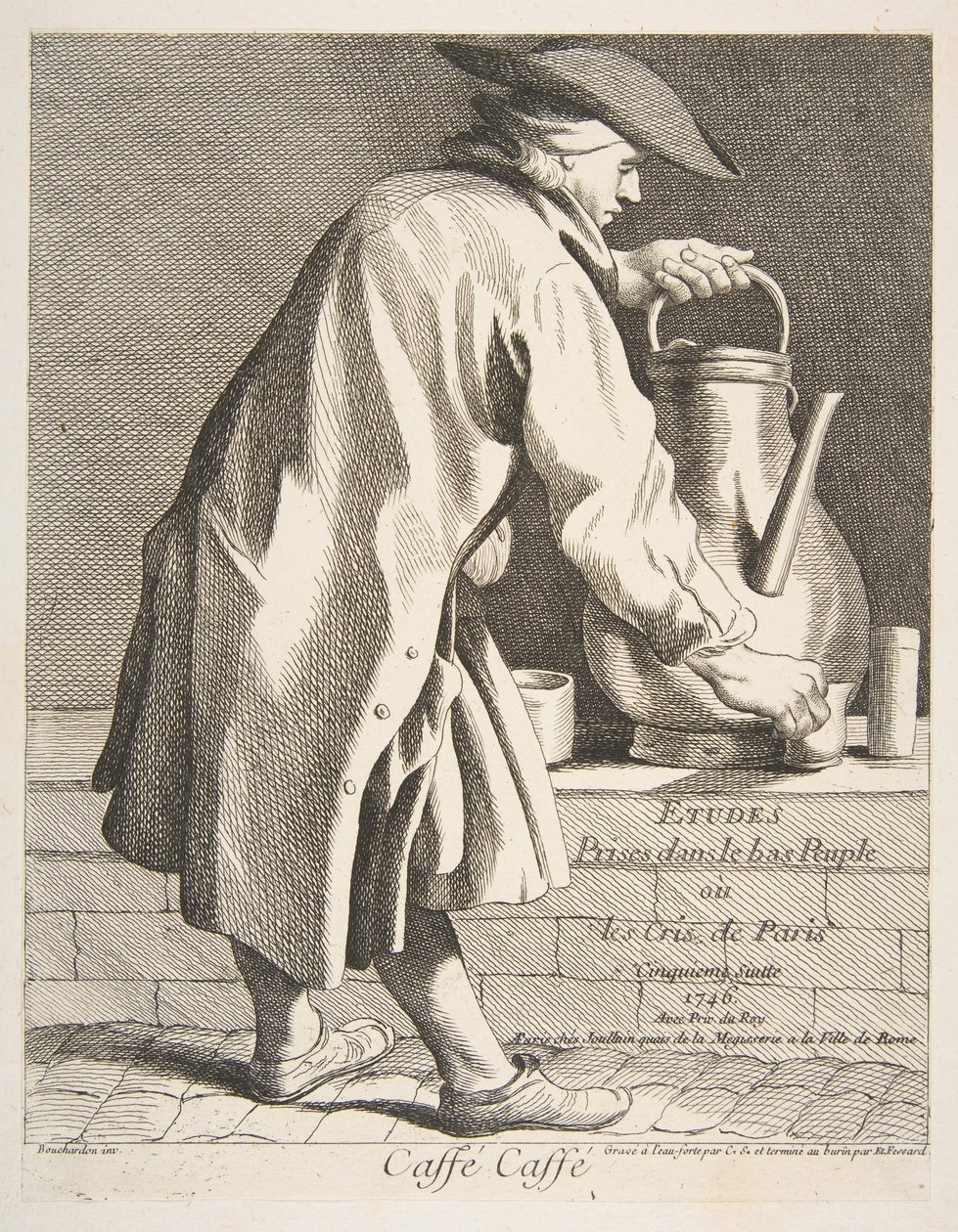 Coffee Vendor by Anne Claude Philippe de Caylus