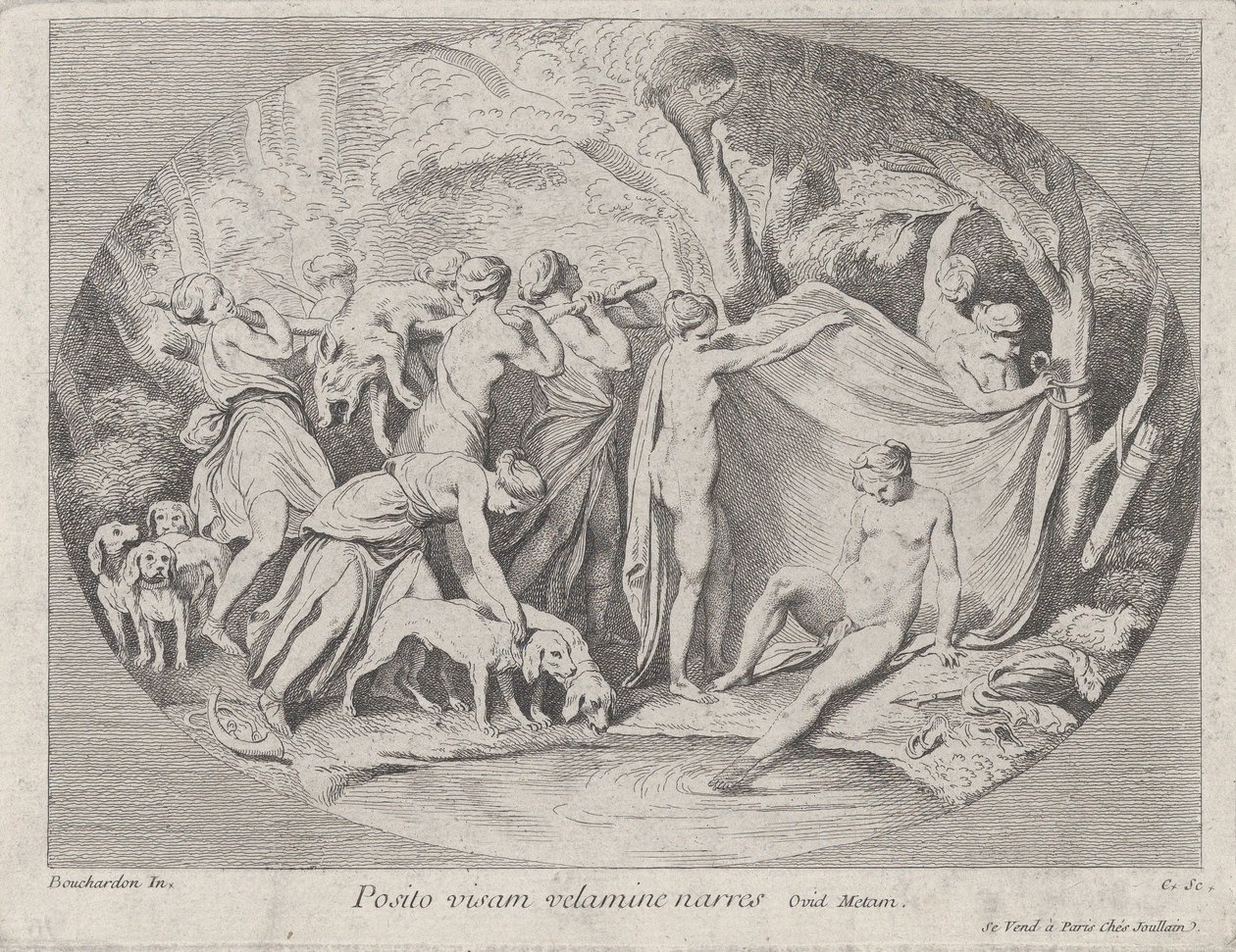 Diana at the Bath After Returning from the Hunt, ca. 1730-60 by Anne Claude Philippe de Caylus