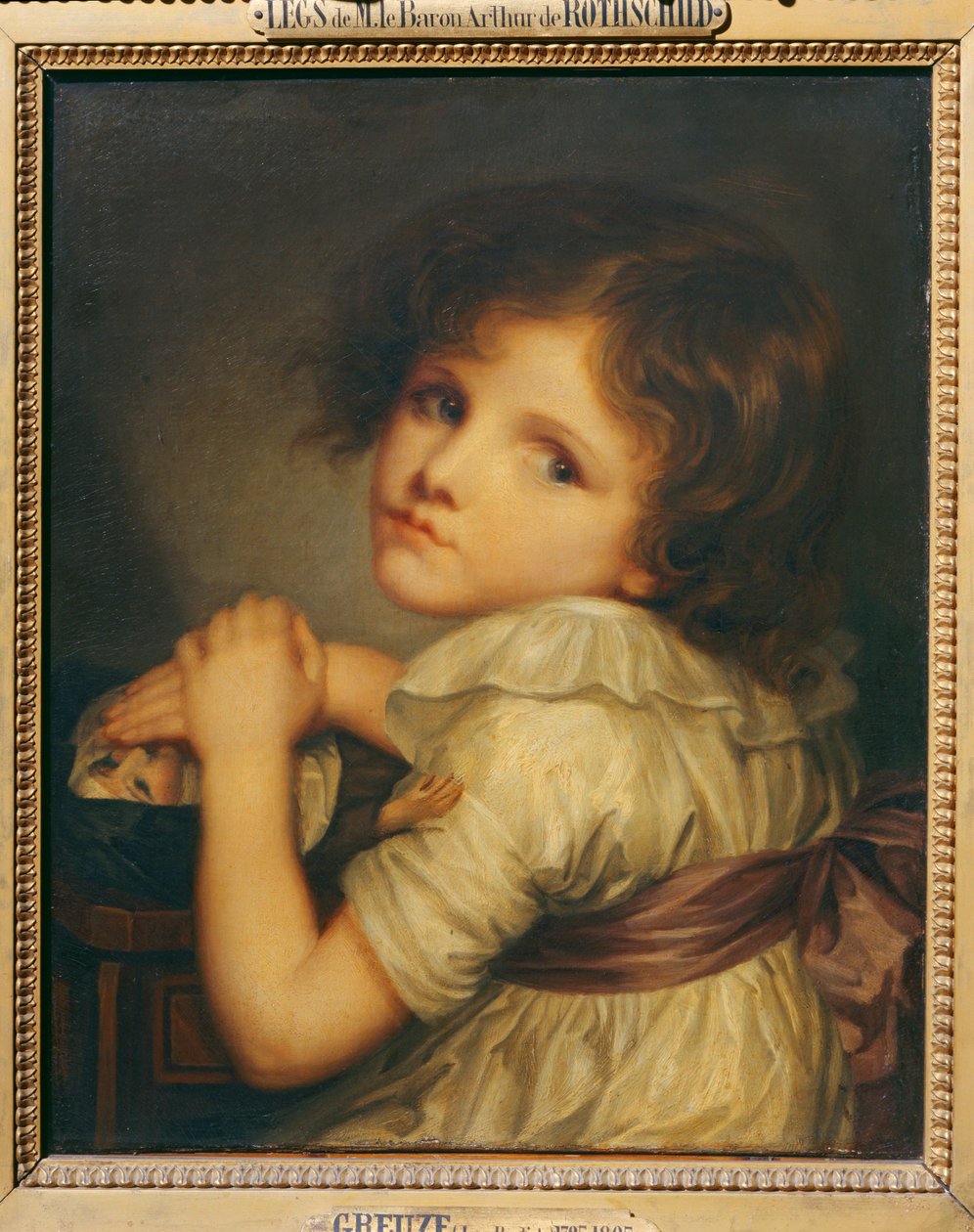 The Child with a Doll by Anne Genevieve Greuze