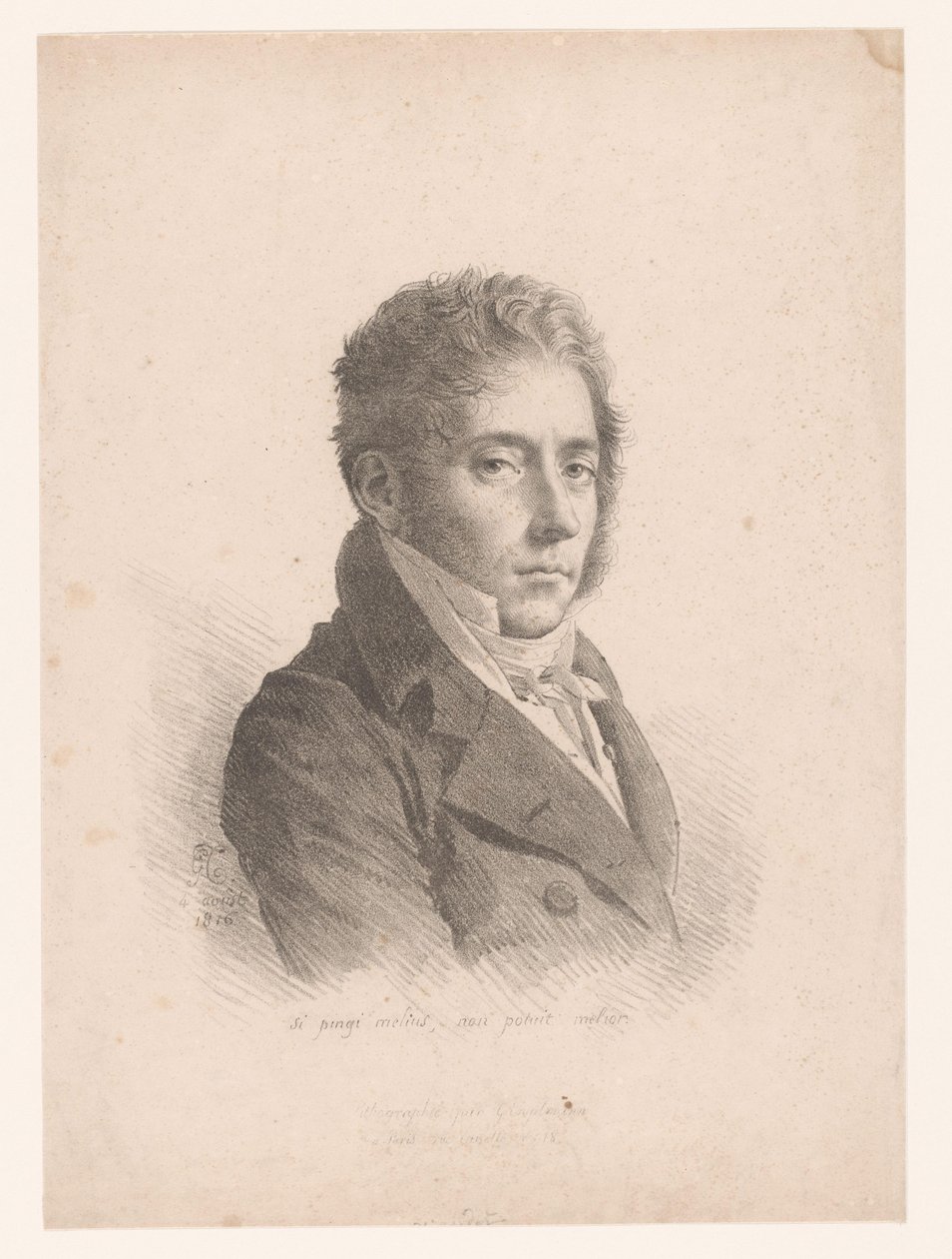 Portrait of Marie Philippe Coupin de la Couperie by Anne Louis Girodet Trioson