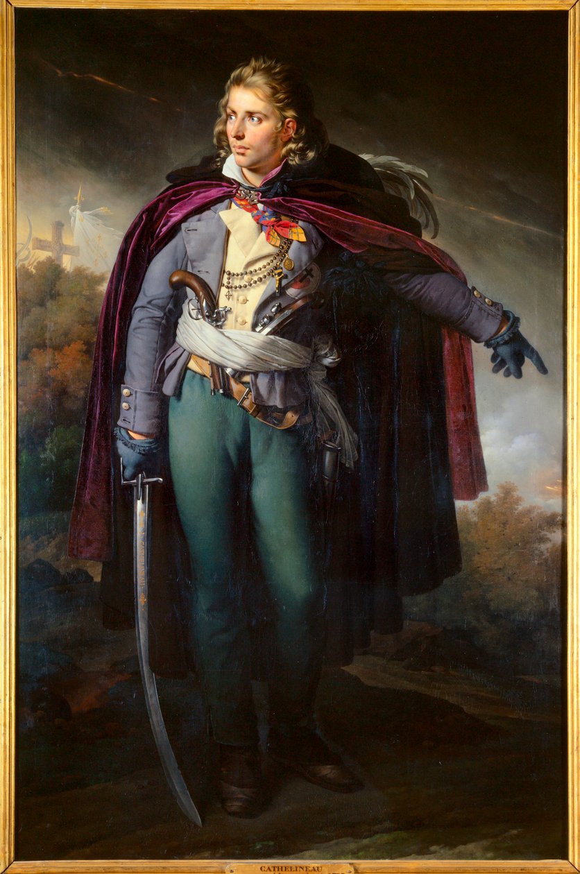 Portrait of Jacques Cathelineau by Anne Louis Girodet de Roucy Trioson