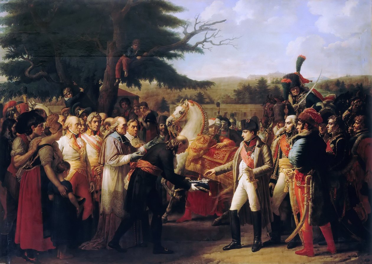 Napoleon Bonaparte Receiving the Keys of Vienna at the Schönbrunn Palace by Anne Louis Girodet de Roucy Trioson