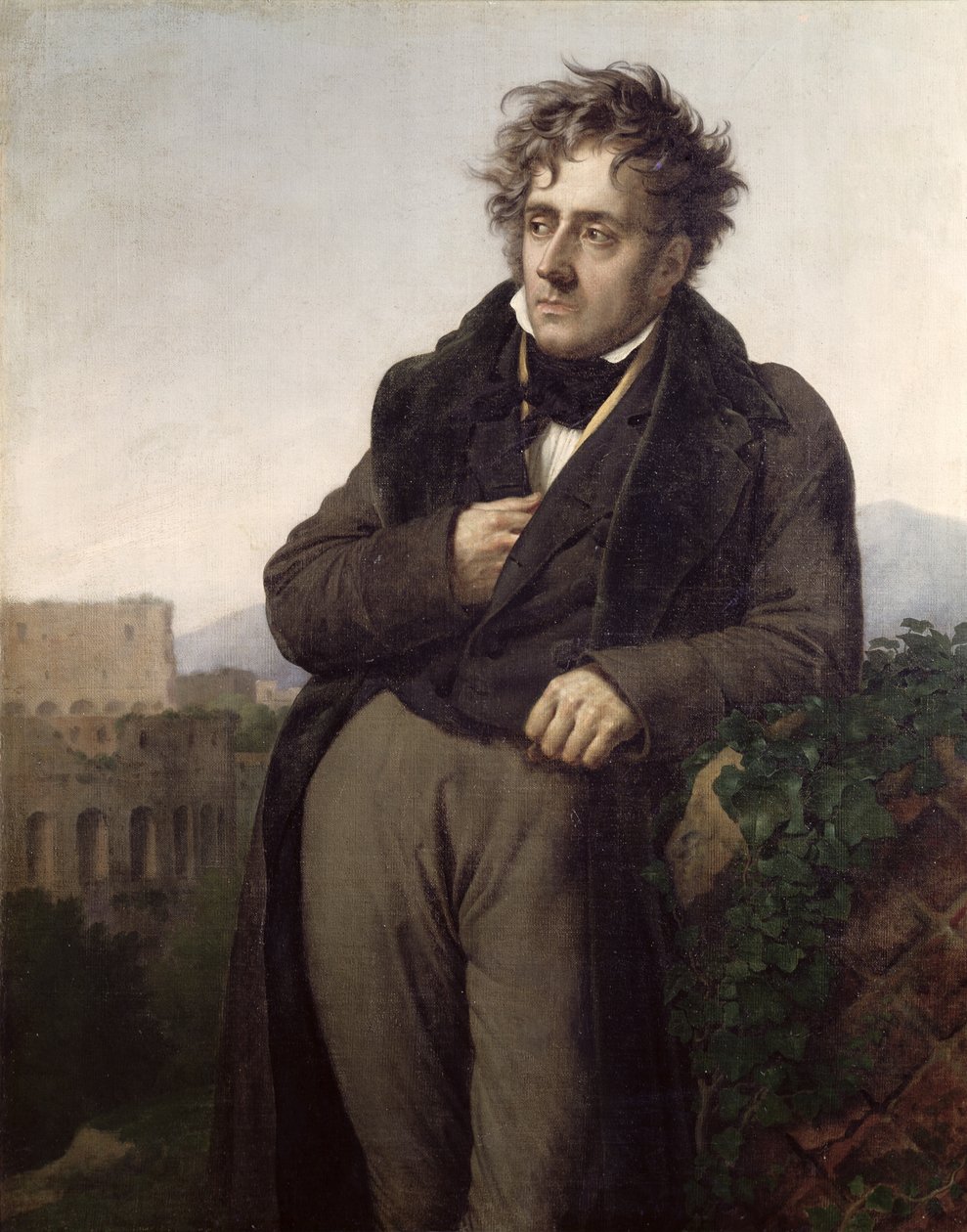 Portrait of François René Vicomte de Chateaubriand, c.1811 by Anne Louis Girodet de Roucy Trioson