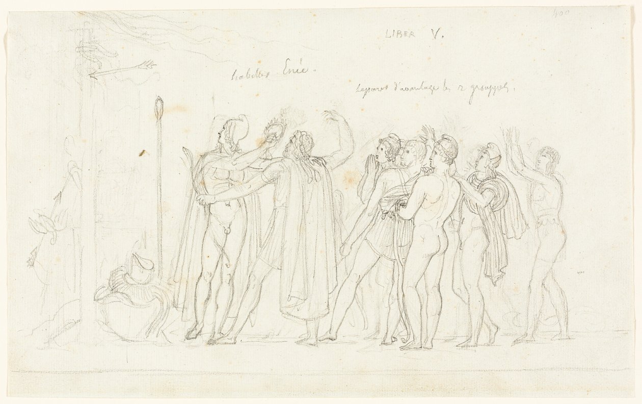 The Archery Match, from the Aeneid, Book V by Anne Louis Girodet de Roussy Trioson