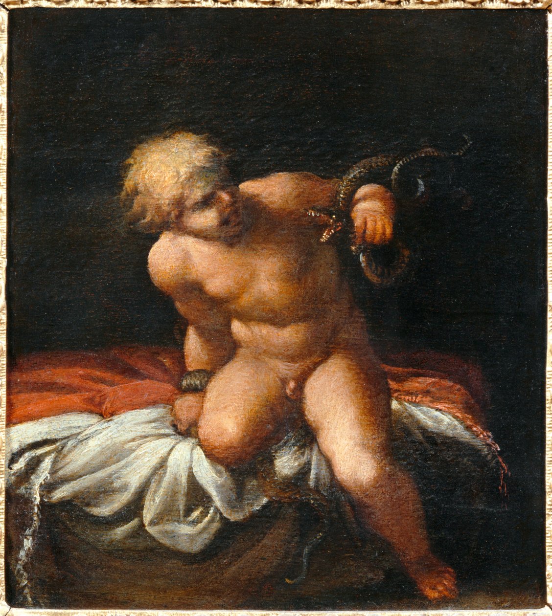 Hercules as a Child Strangling the Serpents by Annibale Carracci