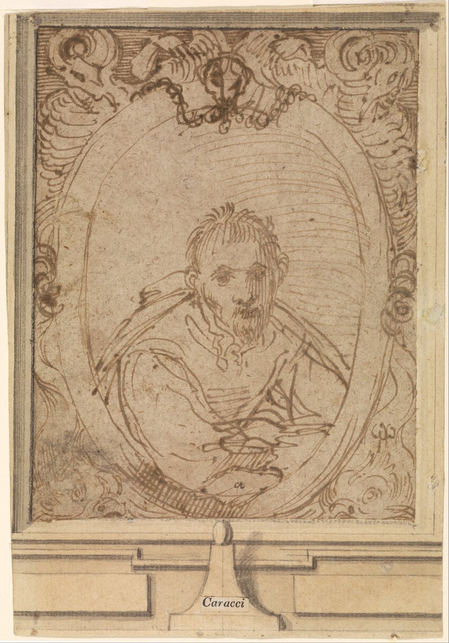 Self-Portrait by Annibale Carracci