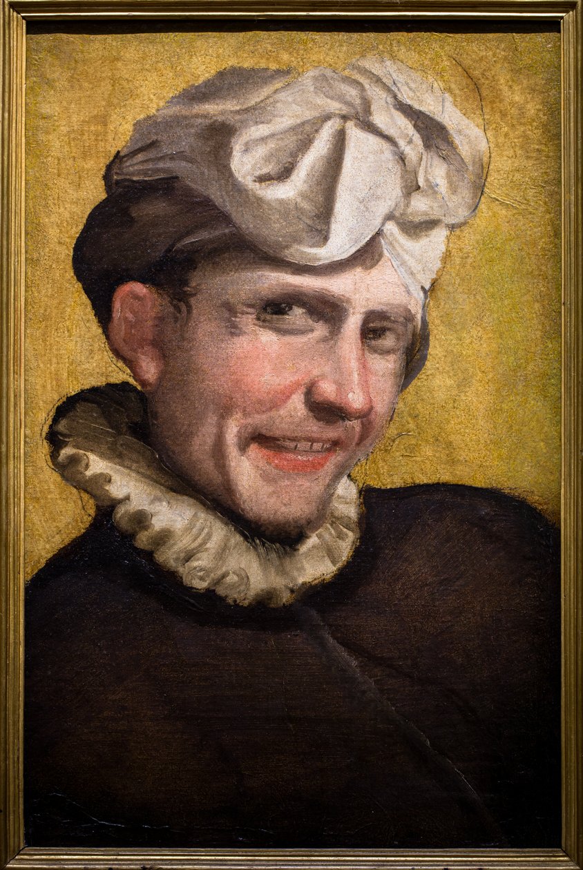 Head of a Laughing Man by Annibale Carracci