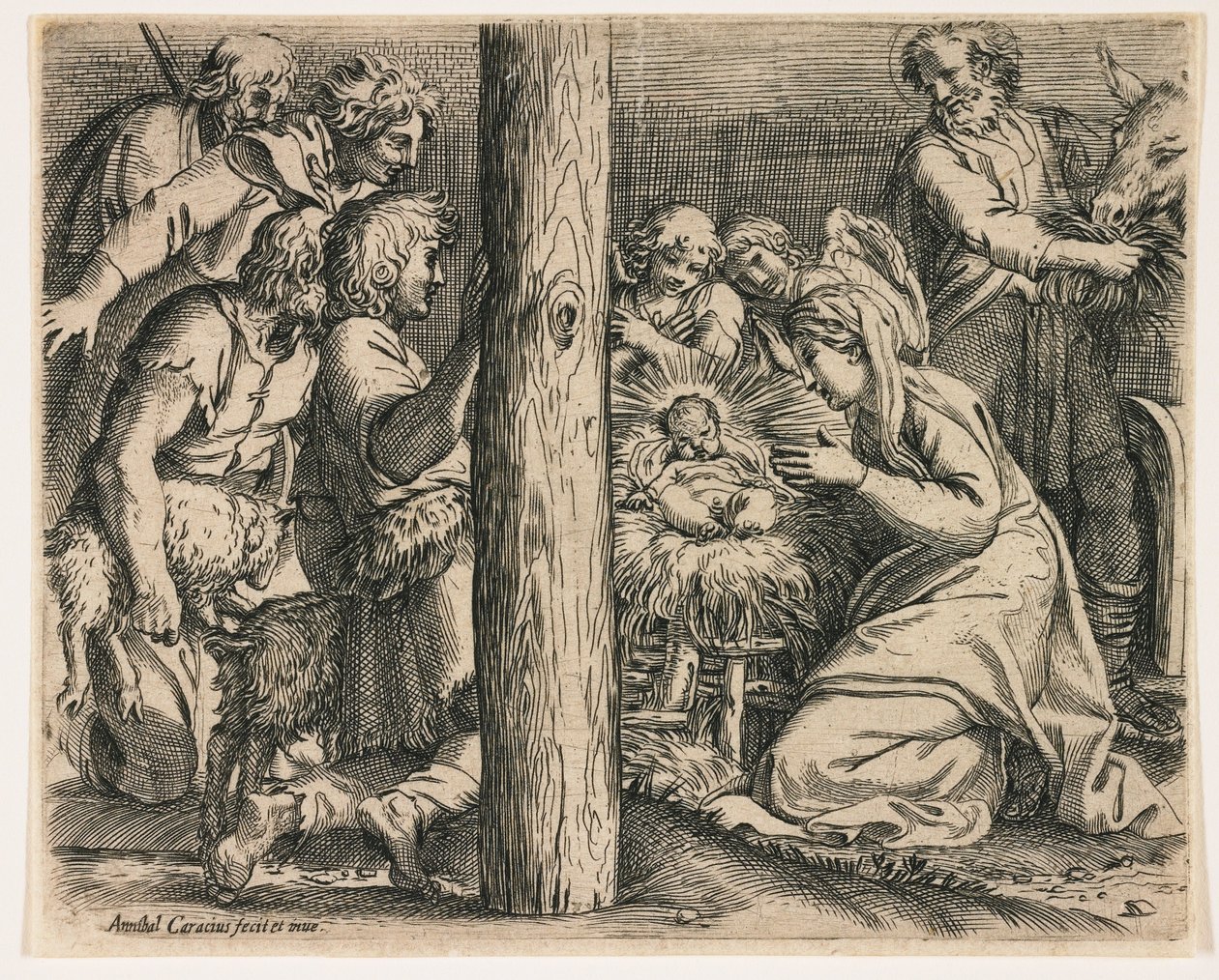 The Adoration of the Shepherds by Annibale Carracci