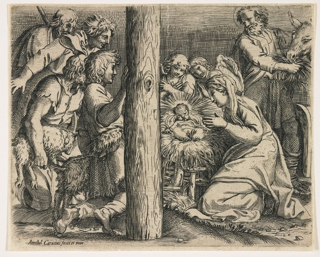 The Adoration of the Shepherds, c.1606 by Annibale Carracci