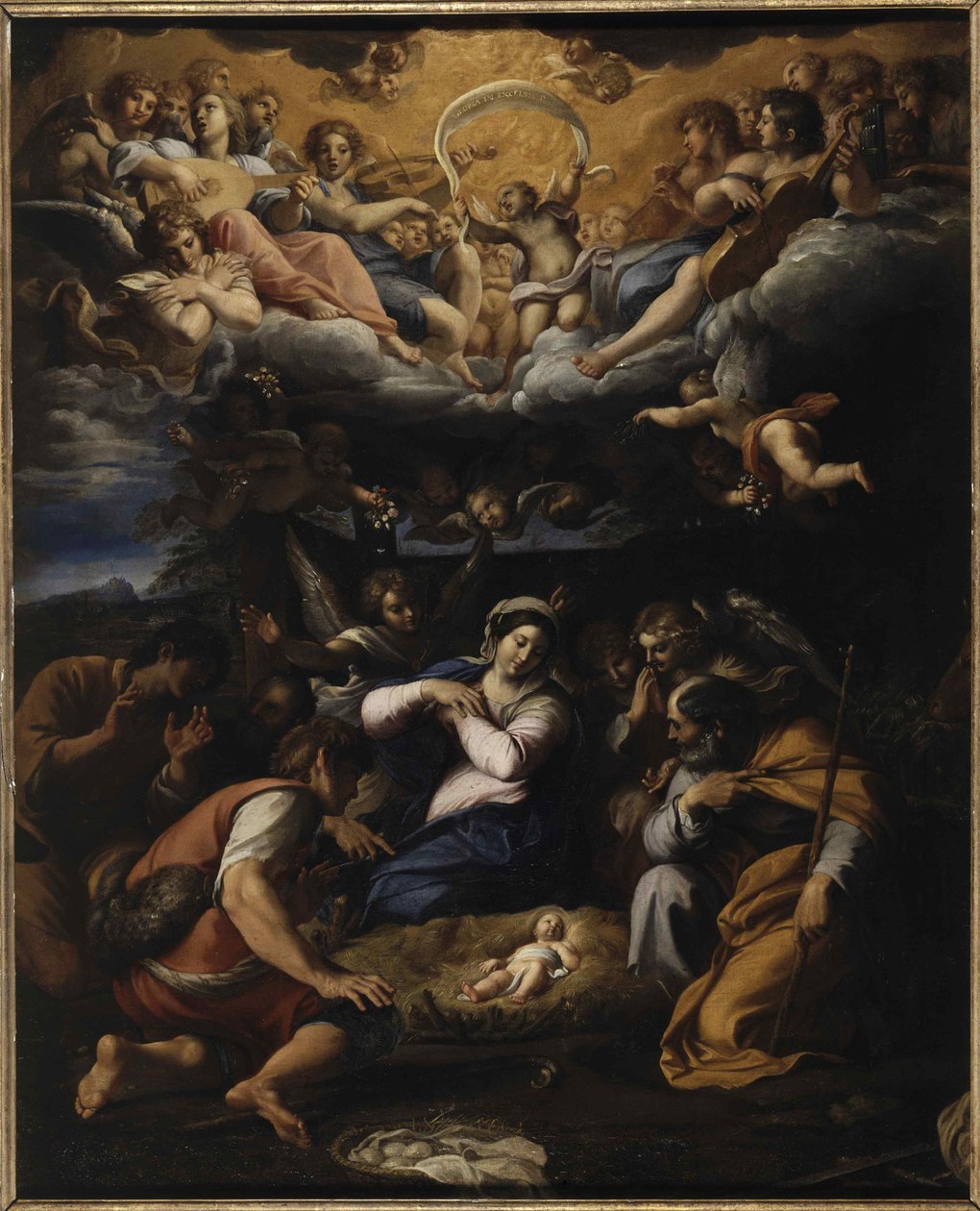 The Adoration of the Shepherds by Annibale Carracci