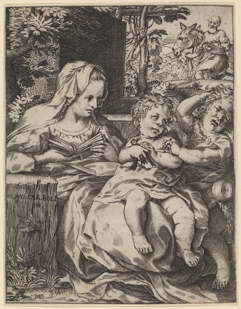 The Madonna of the Swallow by Annibale Carracci