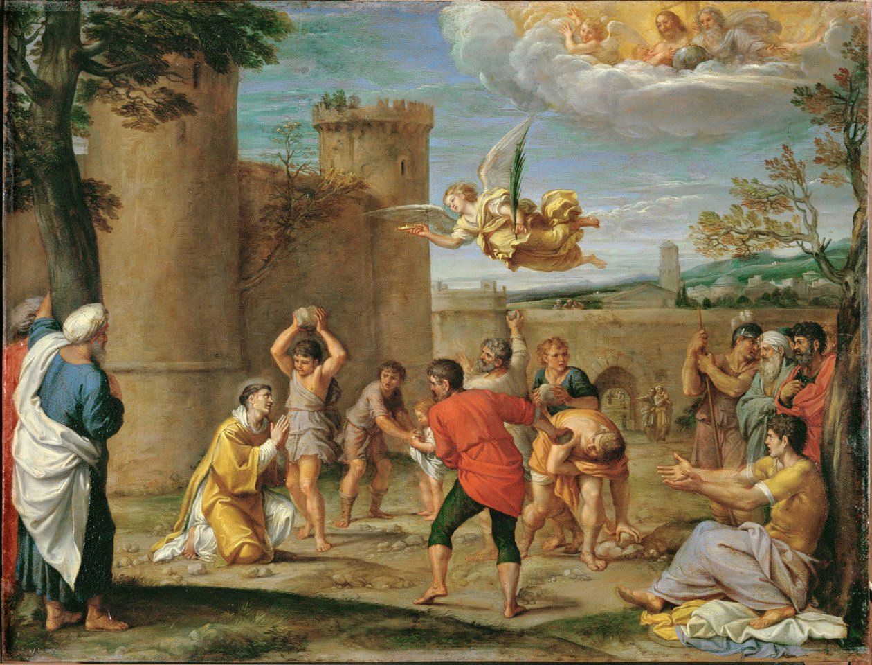 The Stoning of Saint Stephen by Annibale Carracci