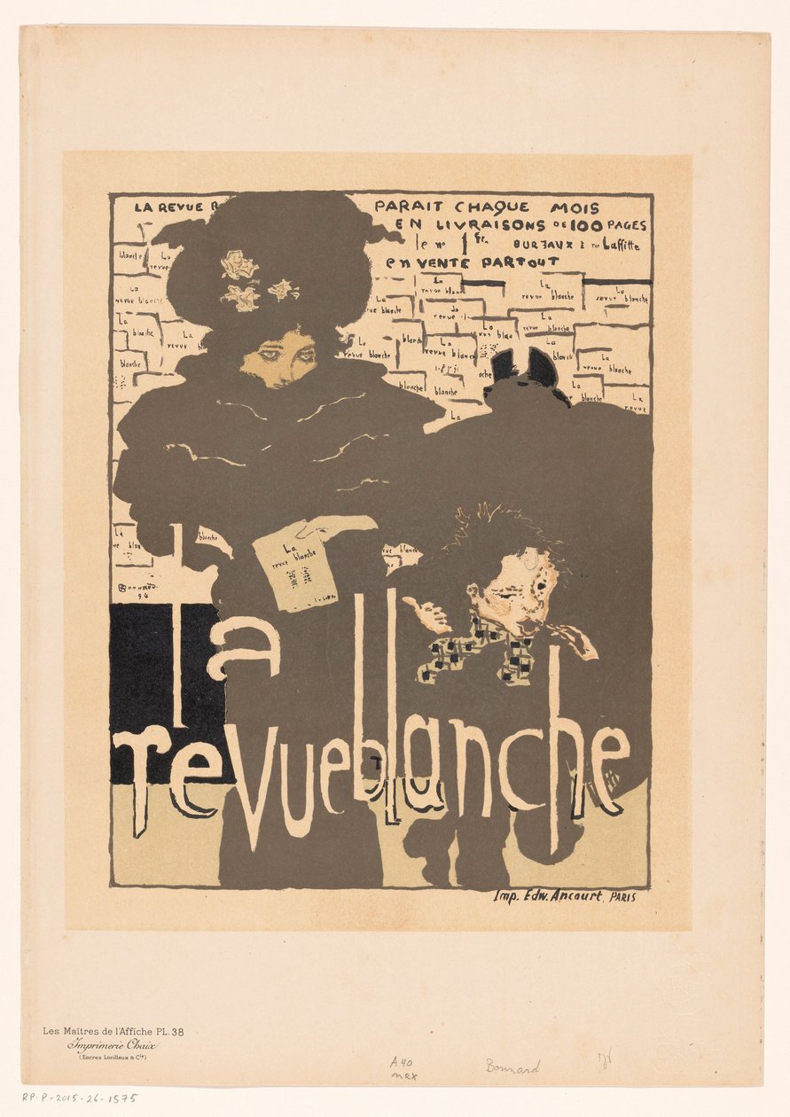 Advertisement for La Revue Blanche (Les Maîtres de l