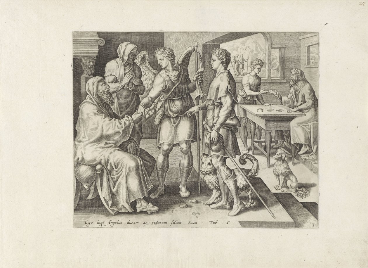 Farewell of Tobit and Anna by Anonymous