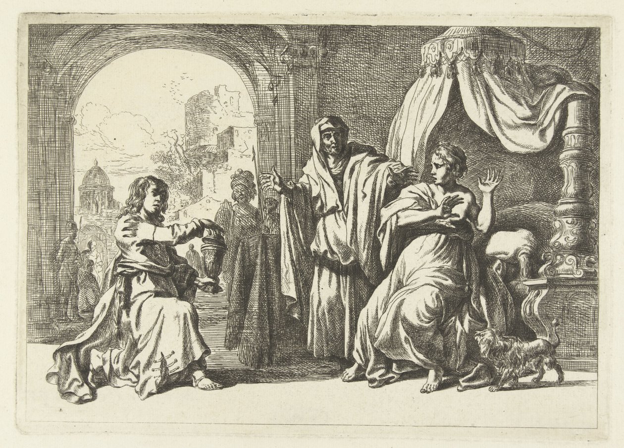 Artemisia Receiving the Urn with the Ashes of Her Deceased Husband Mausolus by Anonymous
