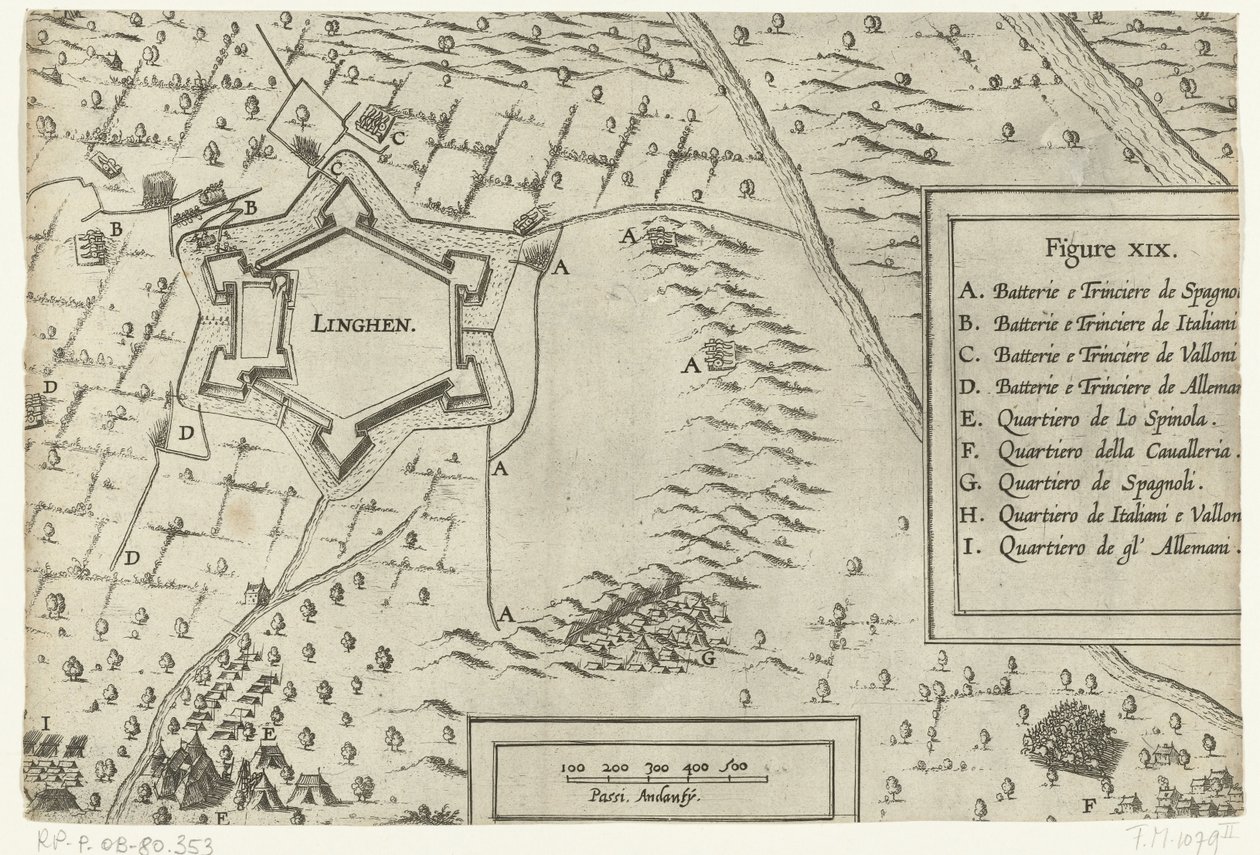 Siege and Capture of Lingen by Spinola, 1605 by Anonymous