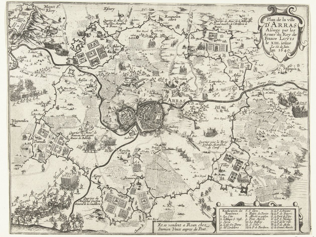 Siege of Arras by the French, 1640 by Anonymous