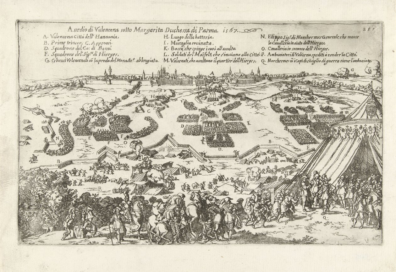 Siege of Valenciennes, 1567 by Anonymous